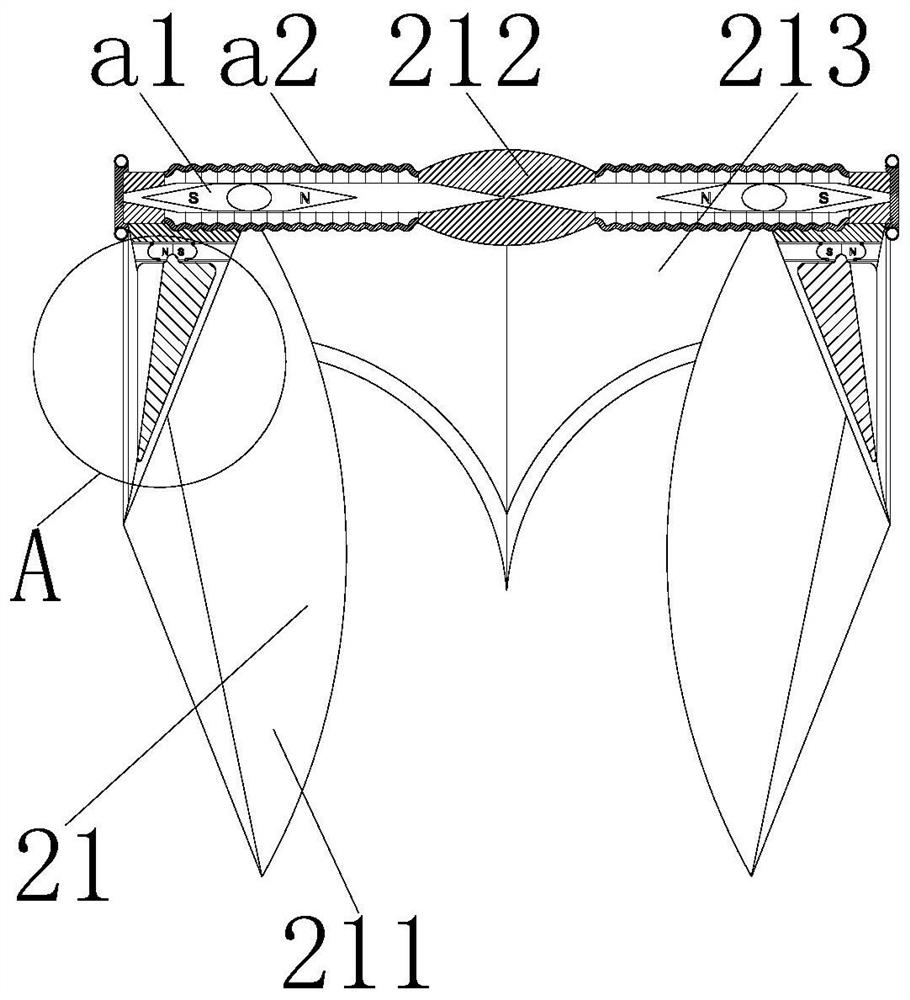 Archaized brick waxing device for seam beautifying