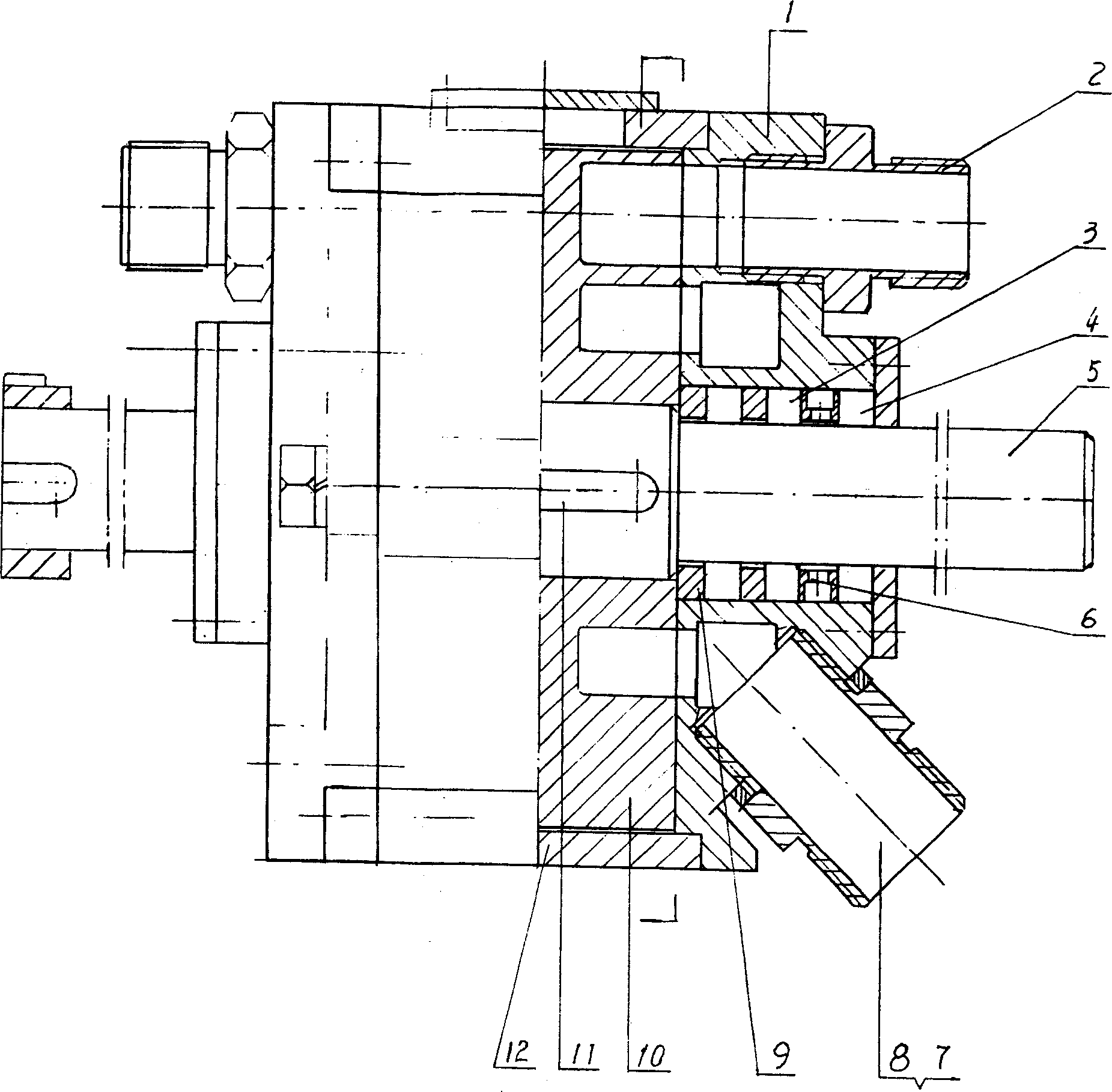 Air admission and fuel supplying system for gas engine