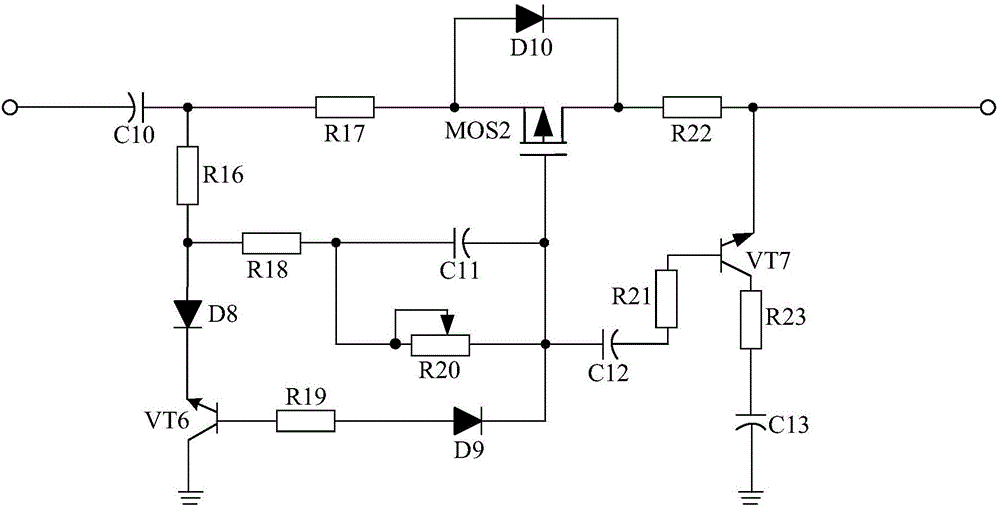 Multi-circuit processing type LED constant current driving power supply