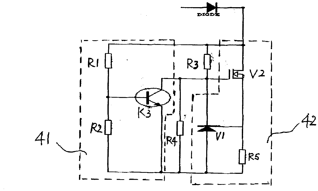 Constant-current controller topology circuit powered directly by alternating current power supply for LED lighting lamp