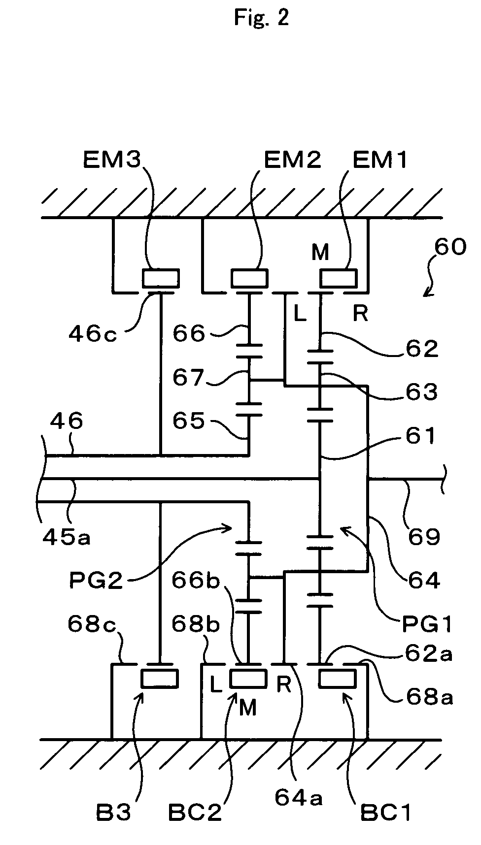 Power output apparatus and hybrid vehicle equipped with power output apparatus