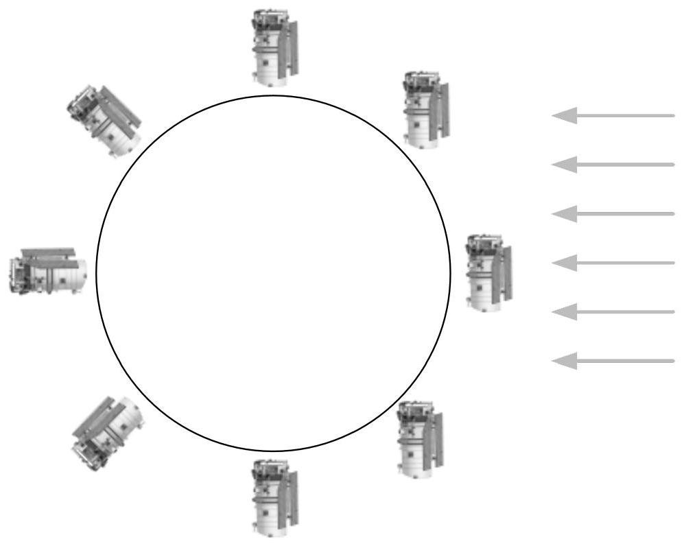 Flywheel rotating speed optimization method in remote sensing satellite imaging period