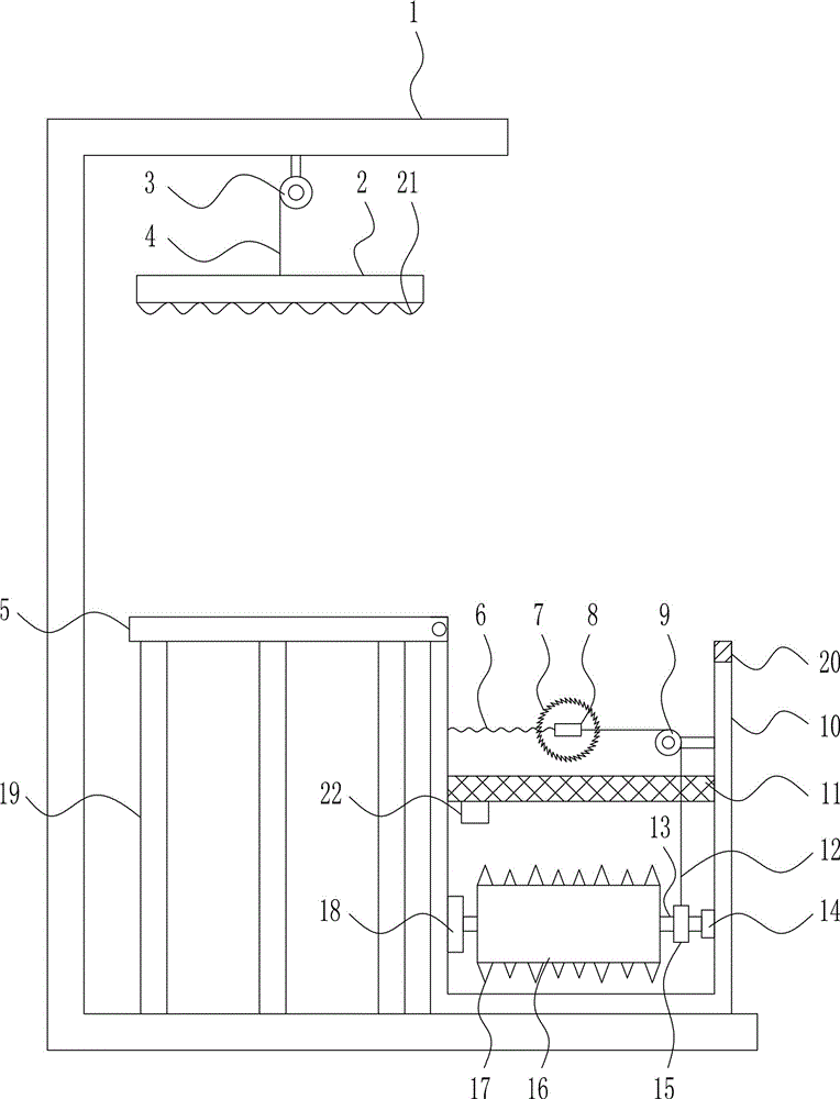 Rare earth mineral multi-stage crushing device