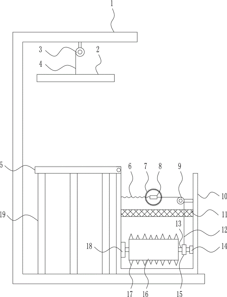 Rare earth mineral multi-stage crushing device