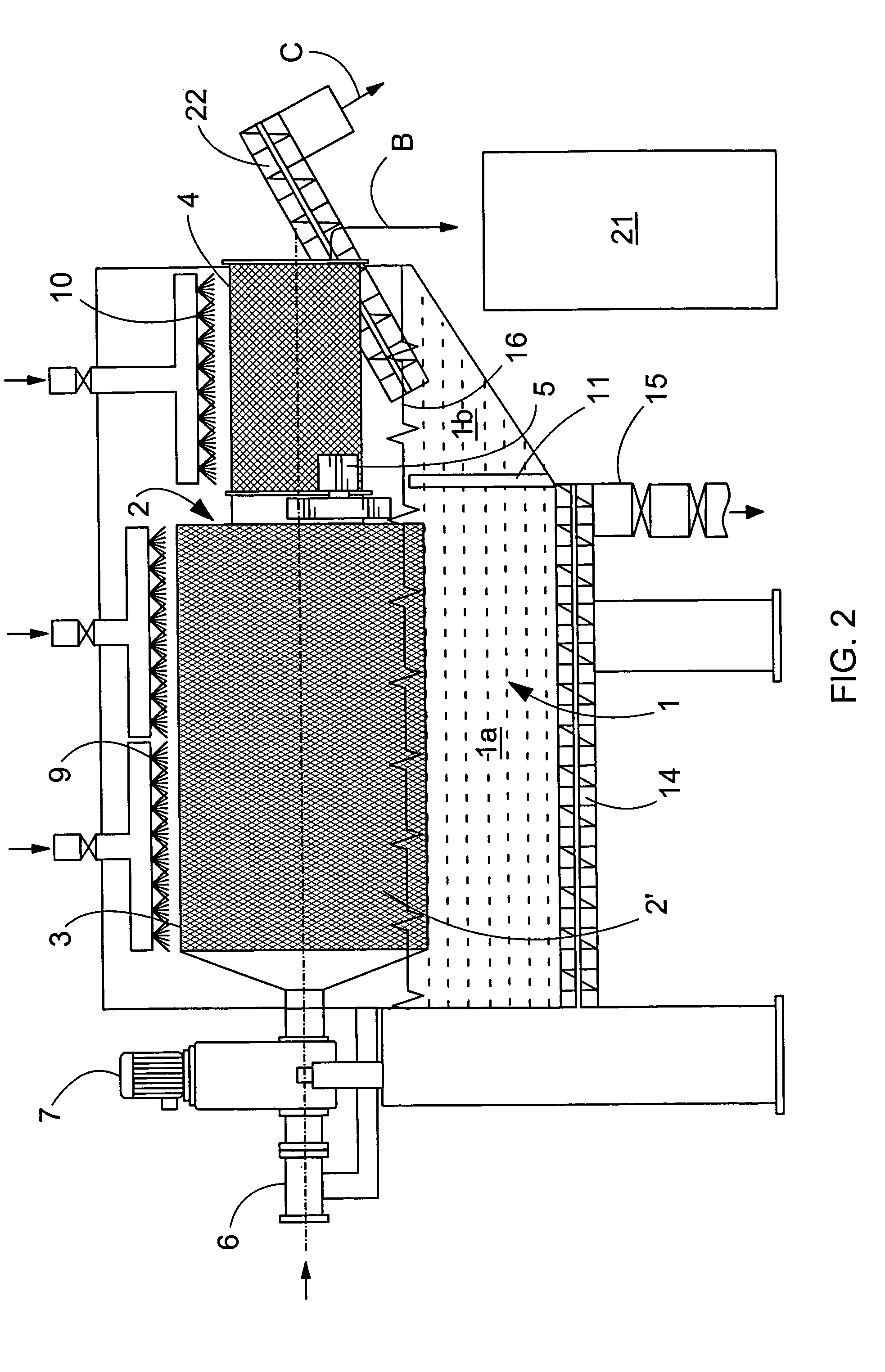 Apparatus for separating fibers from reject material