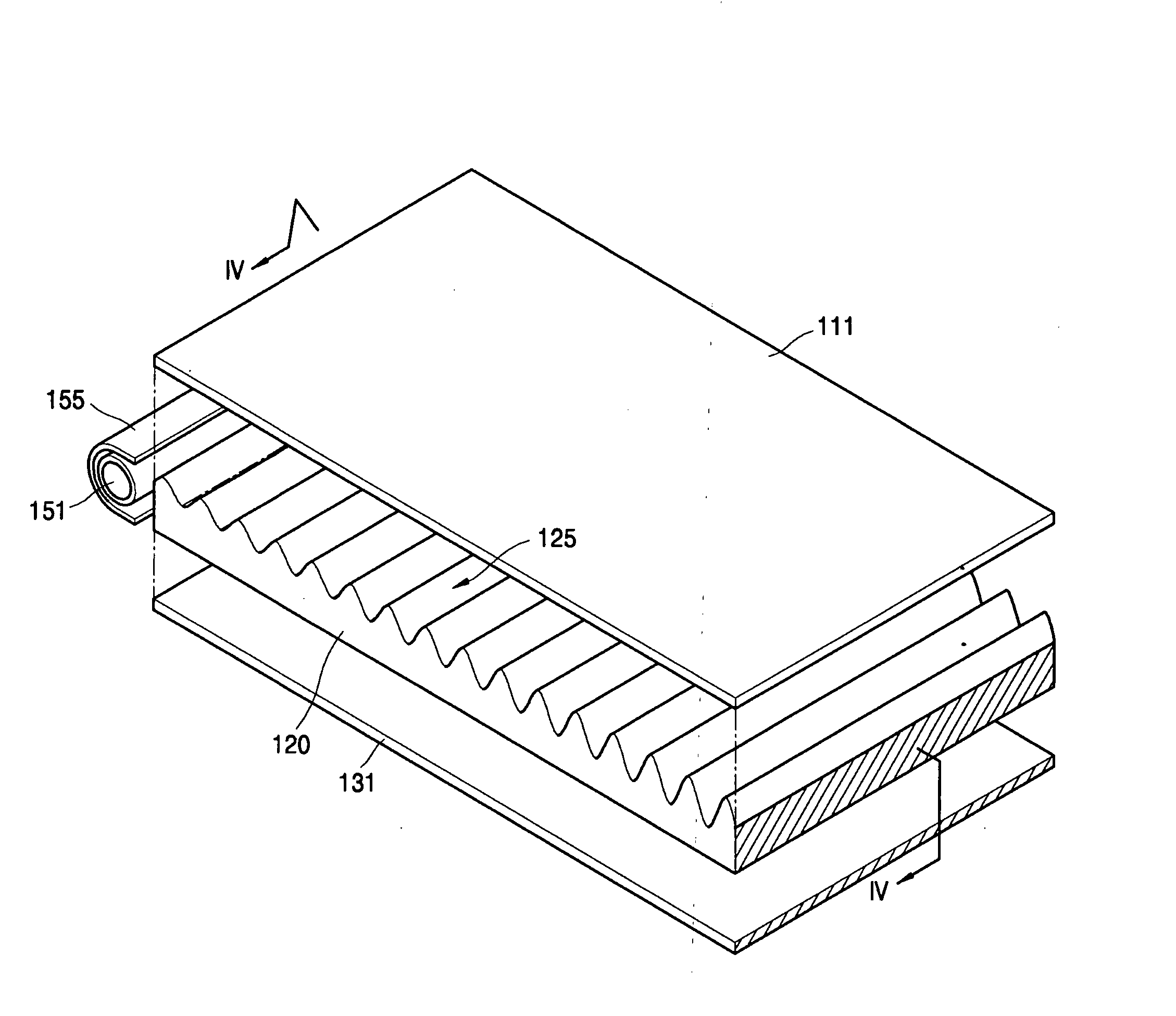 Backlight unit for flat panel display and flat panel display apparatus having the same