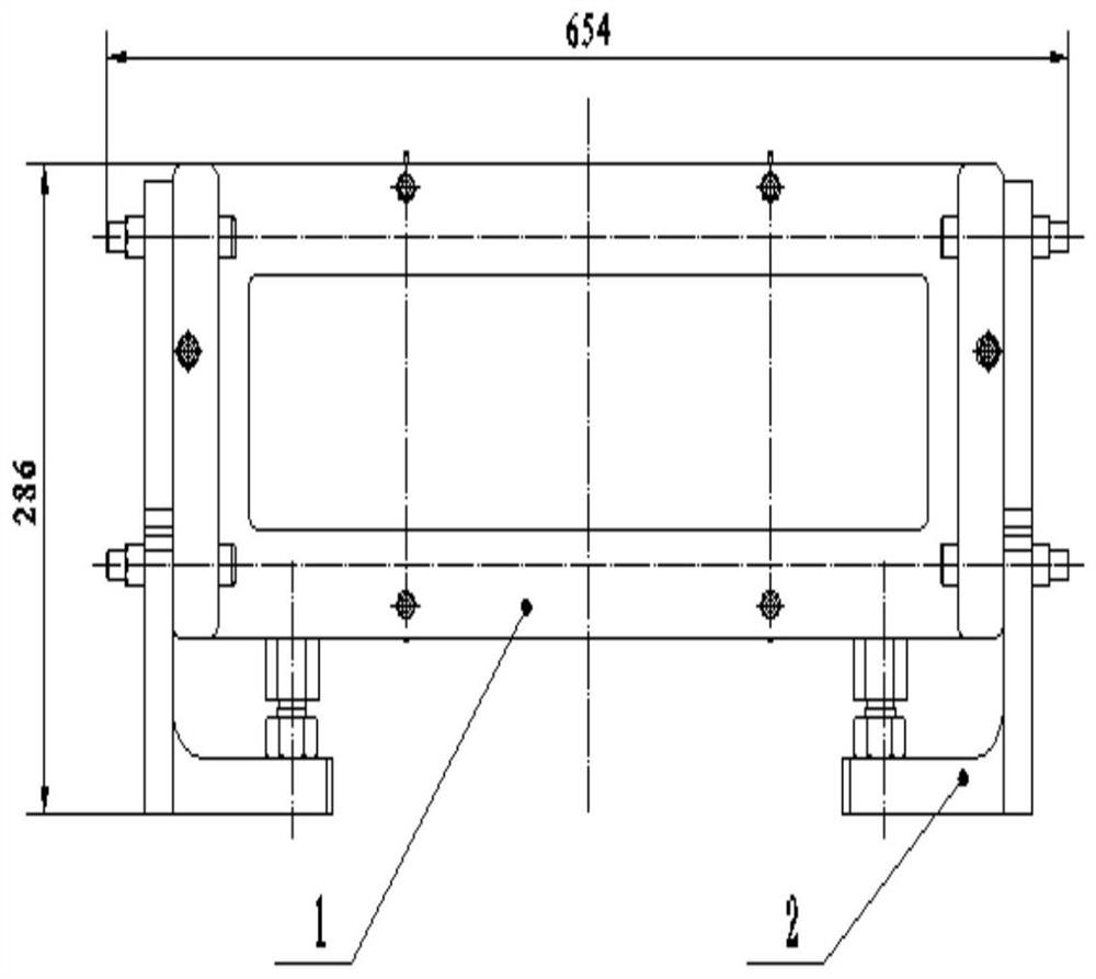 Milling machine fixture and clamping method for air fuel radiator core assembly