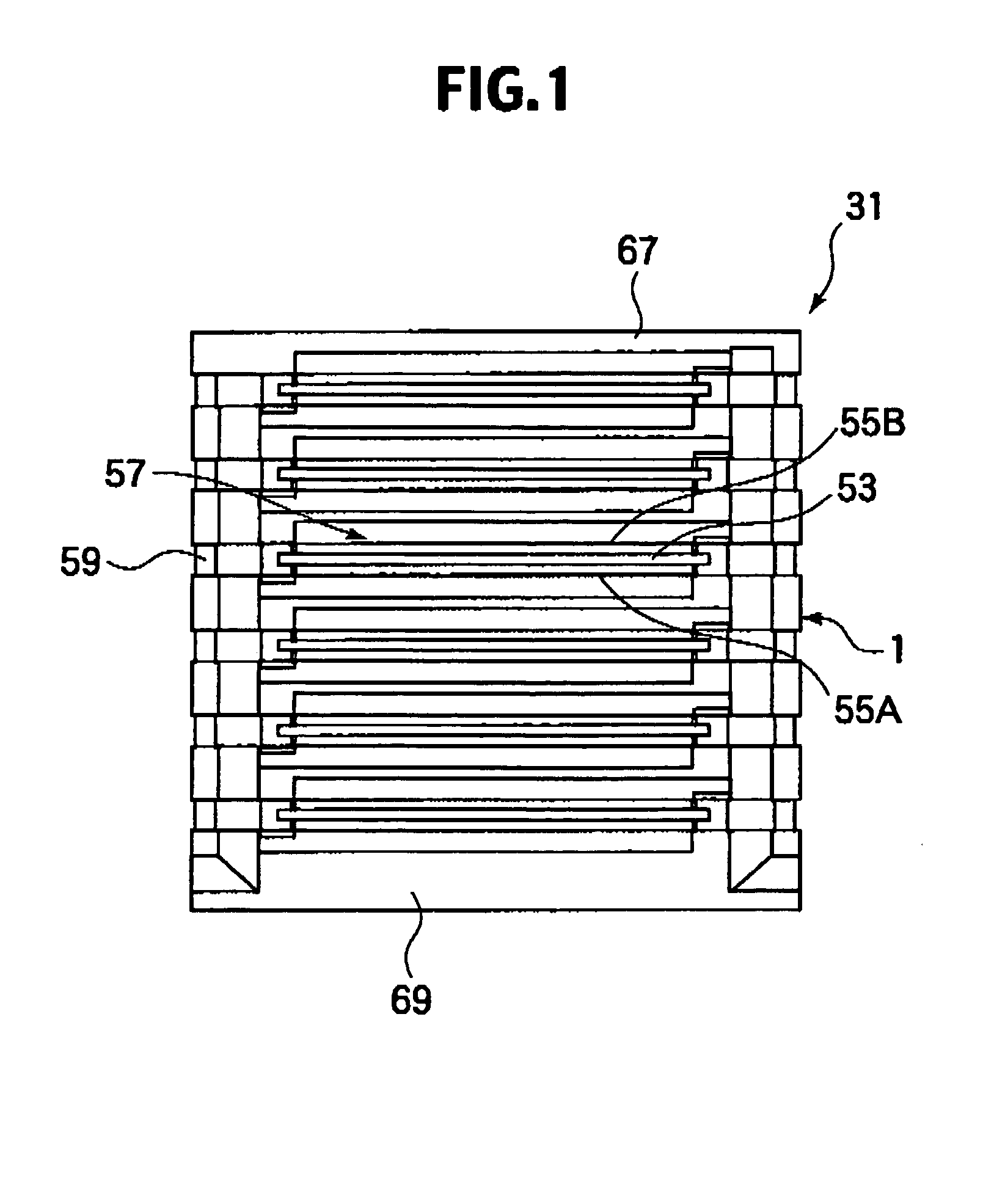 Separator for fuel cell and fuel cell therewith