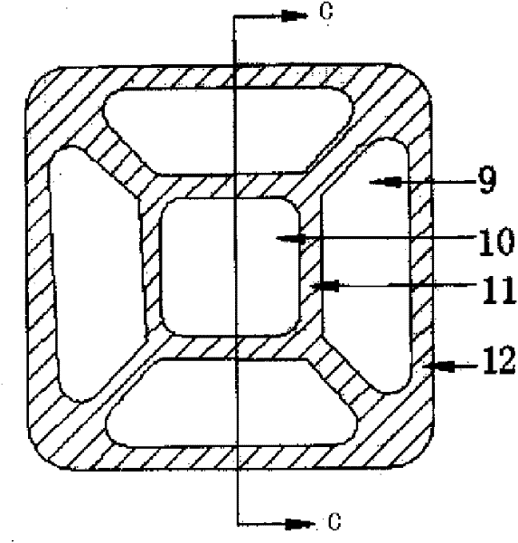 Passive natural-circulation lead bismuth heat exchange device and method for discharging heat out of reactor core