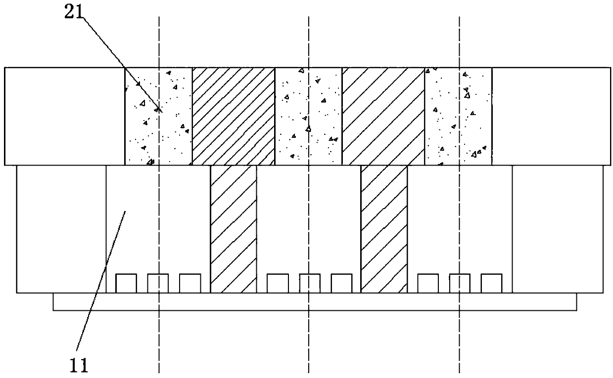 COB display screen mask and operation method thereof