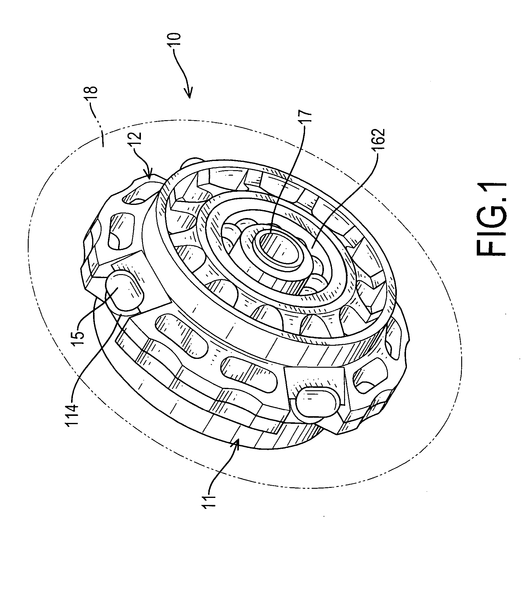 Skate wheel having skew-mounted and self-powered illuminating devices