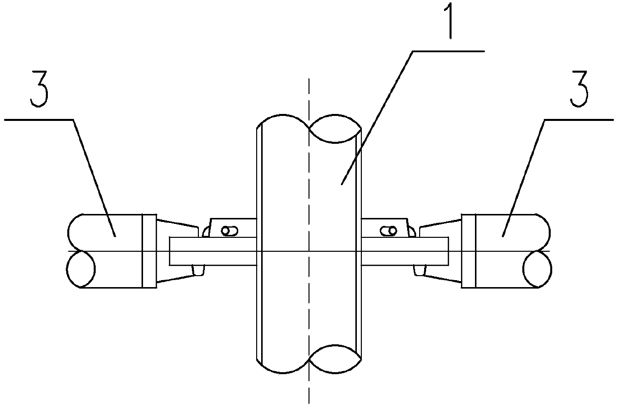 A mortise joint load-bearing support frame