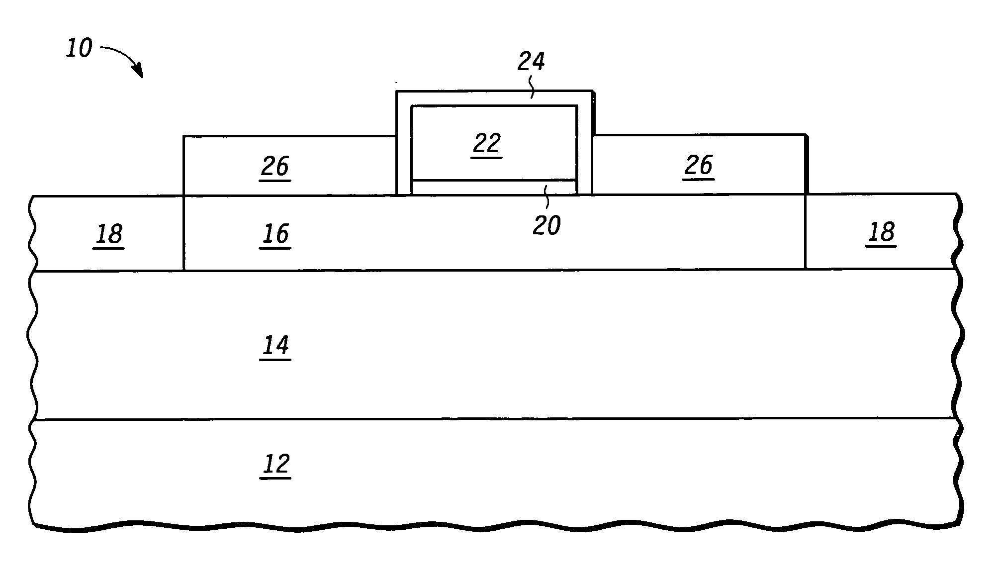 Method for forming a semiconductor device having a strained channel and a heterojunction source/drain