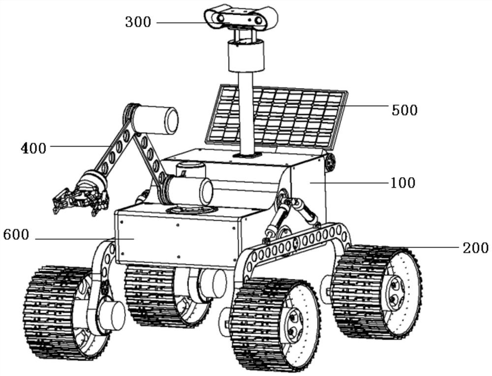 Lunar surface extravehicular auxiliary operation robot and control method thereof