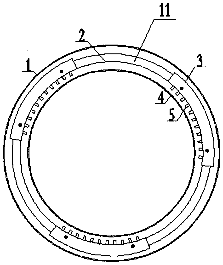 Counterweight balance ring for washing device