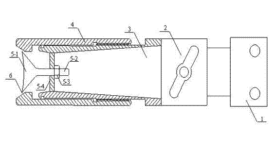 Adjustable-type foam injection device for preventing cutting dust