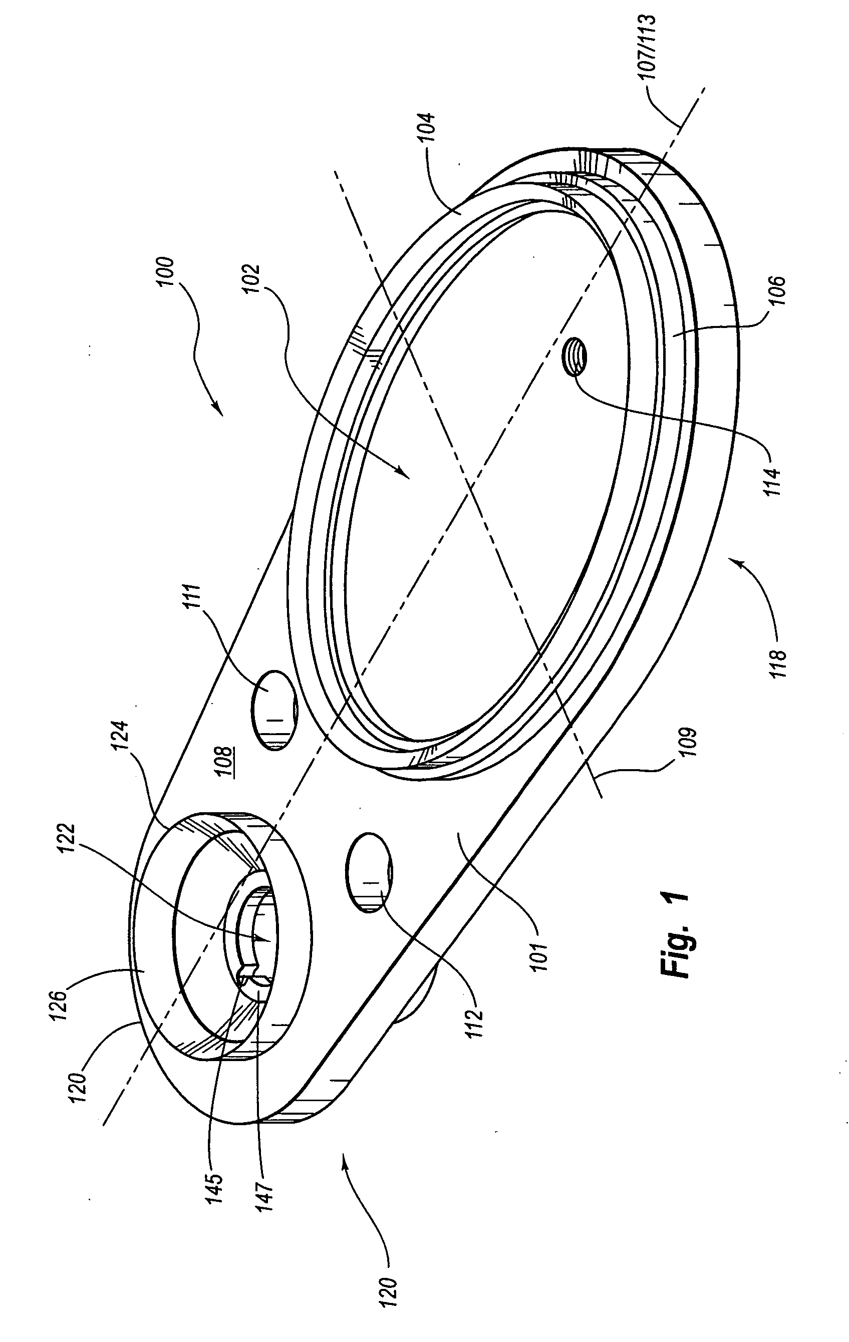 Contoured surface defueling fitting