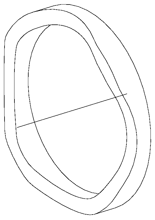 A wavy sealing retaining ring combined rotary dynamic sealing structure