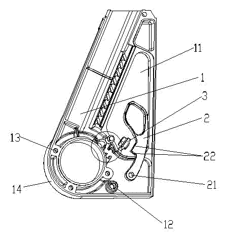 Folding structure of saddle supporting seat