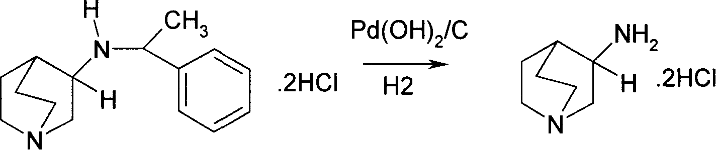 Method for preparing 3-amido quinine medically-acceptable salt