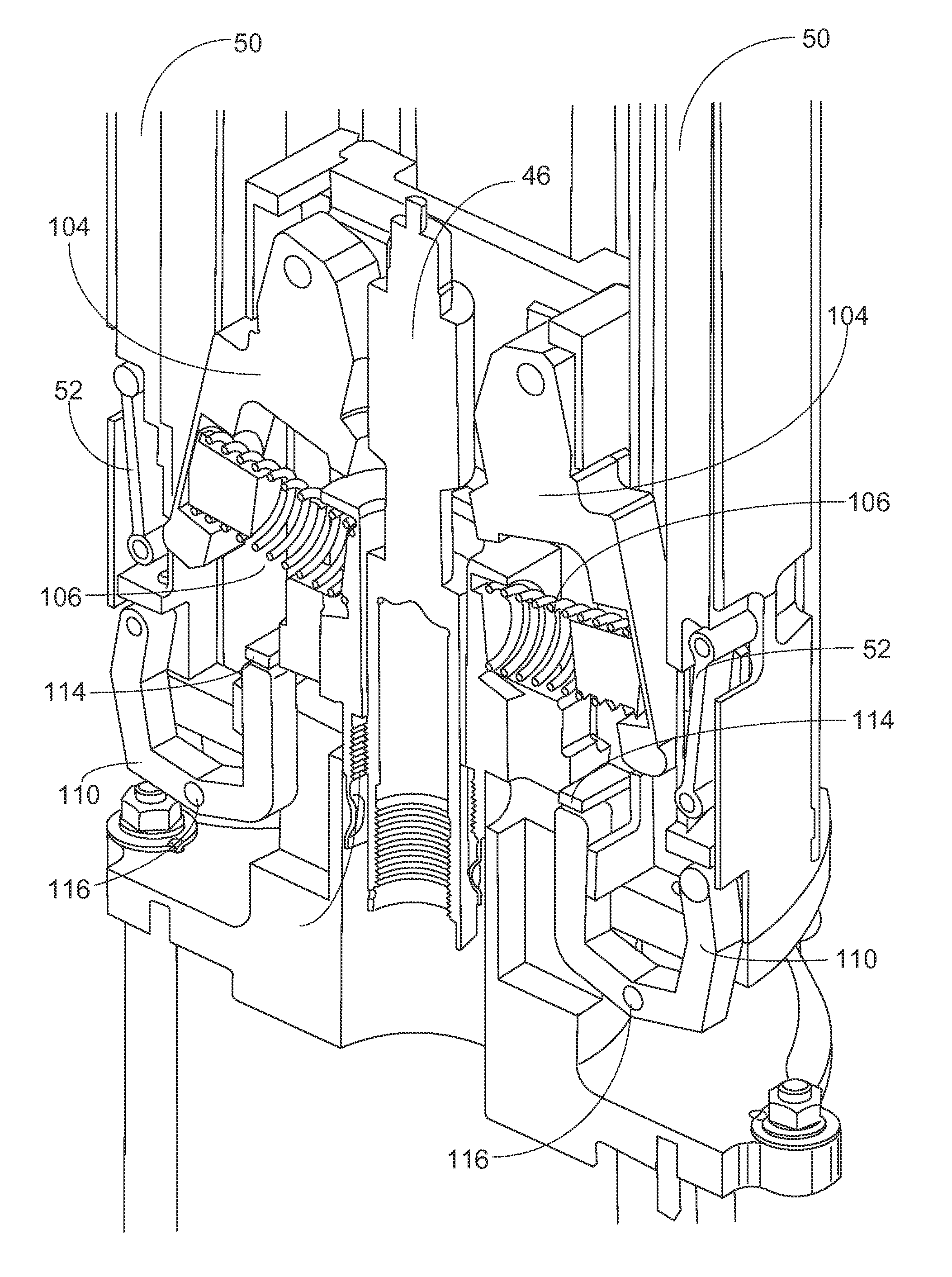 Crdm with separate scram latch engagment and locking
