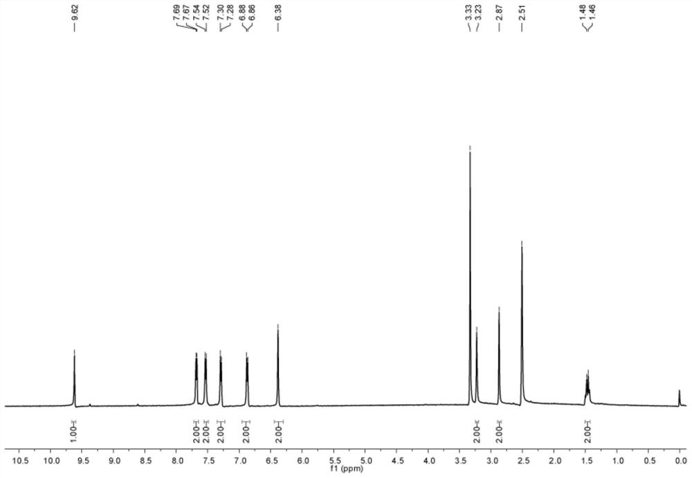 Double-arm heterogeneous sugar-containing compound and preparation method thereof