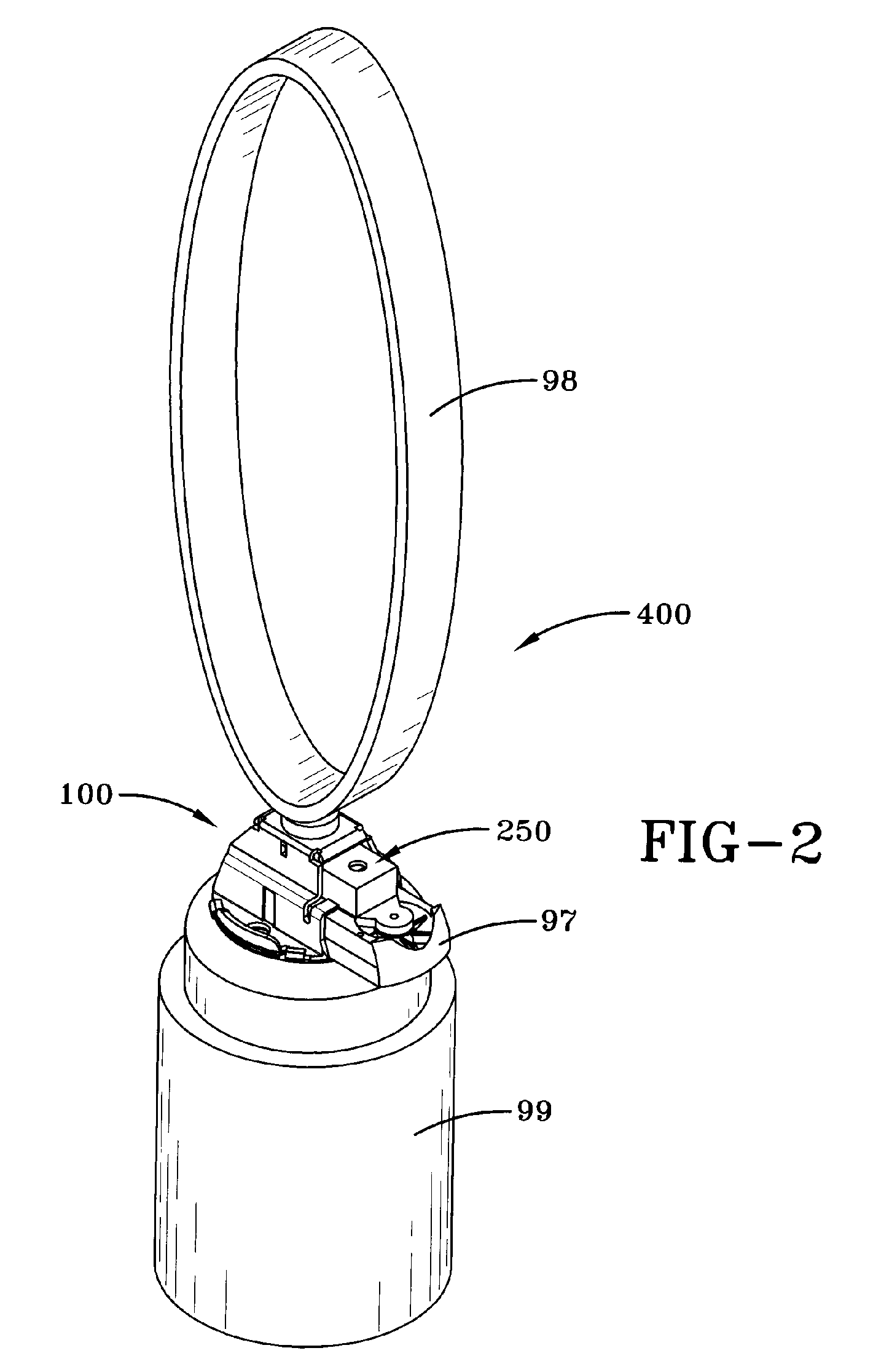 Air-powered electro-mechanical fuze for submunition grenades