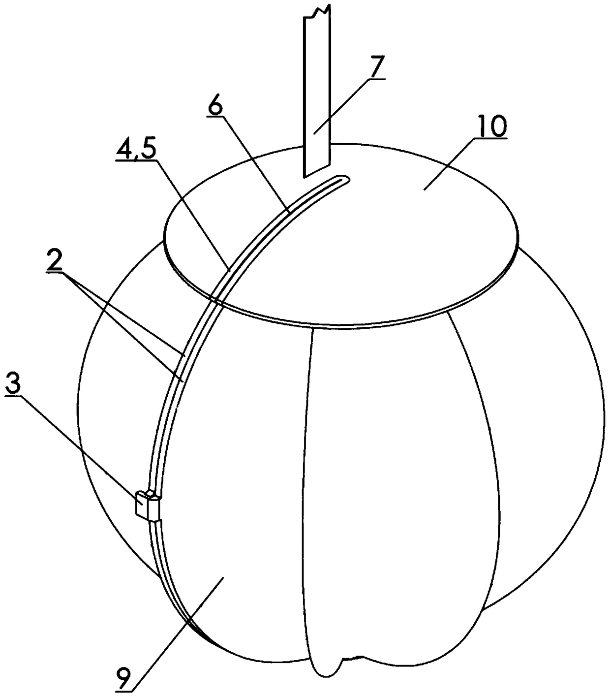 Rotating and folding environmental protection multiple cycle fruit growth protection device