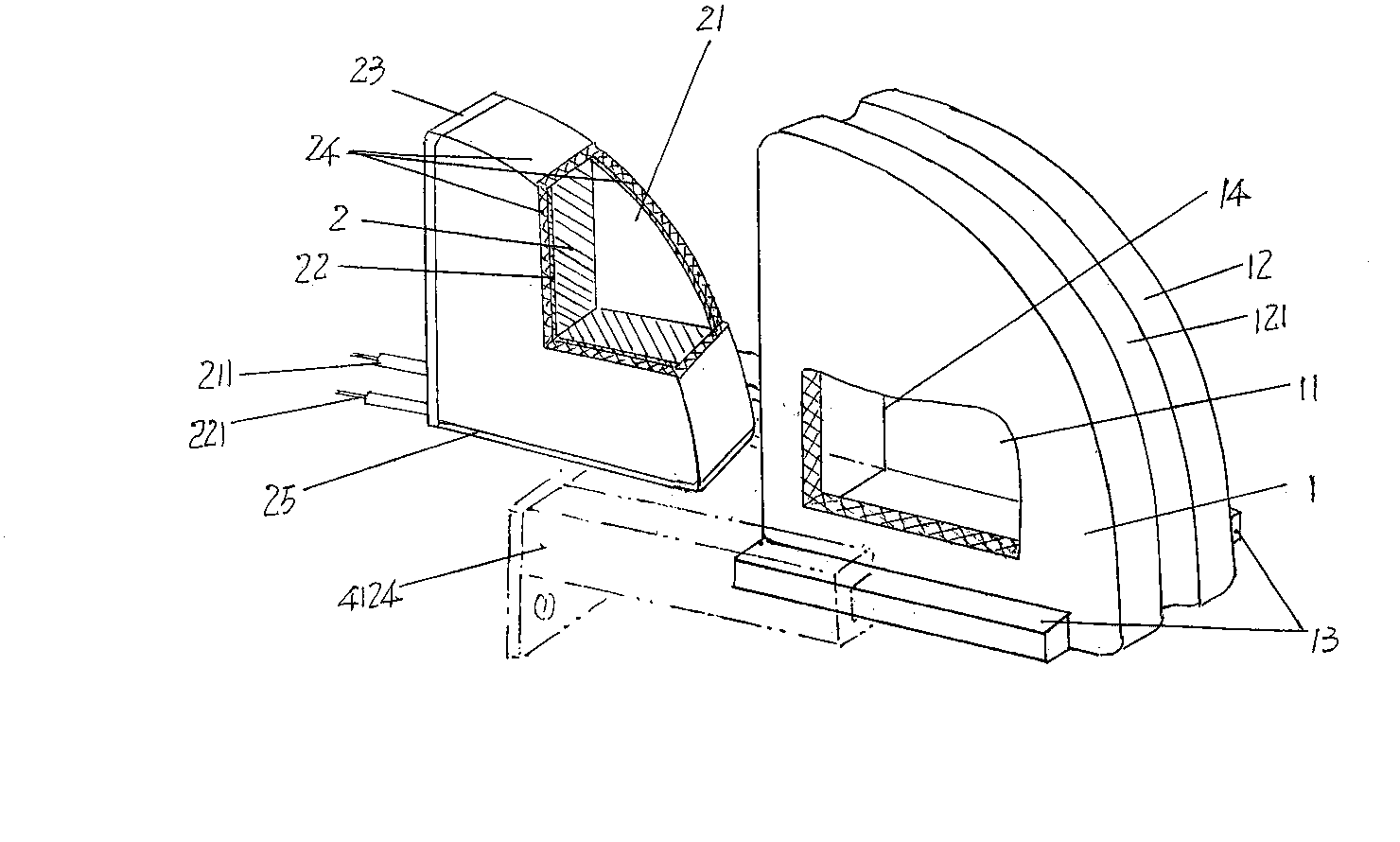 Wetting ironing method of spinning fiber bundle and PTC ironing device used by same