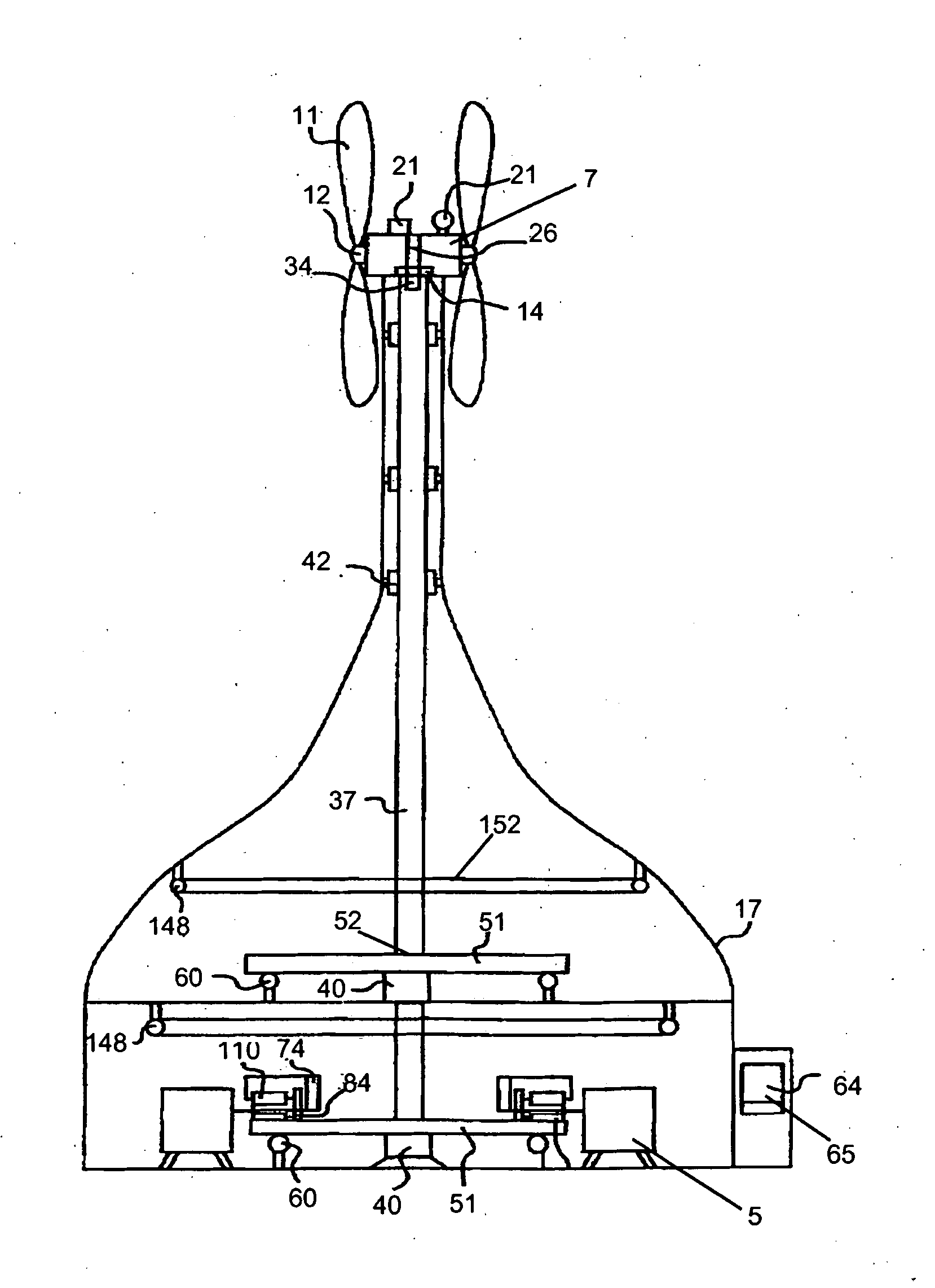 RPM Controlled Wind Power Generation System