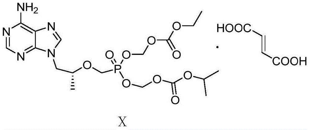 A kind of tenofovir disoproxil fumarate and preparation method thereof