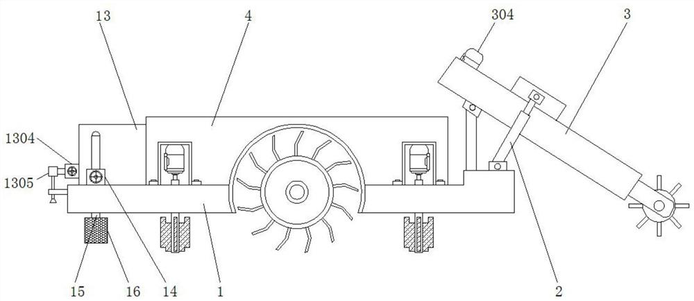 Water treatment device for municipal river channel cleaning