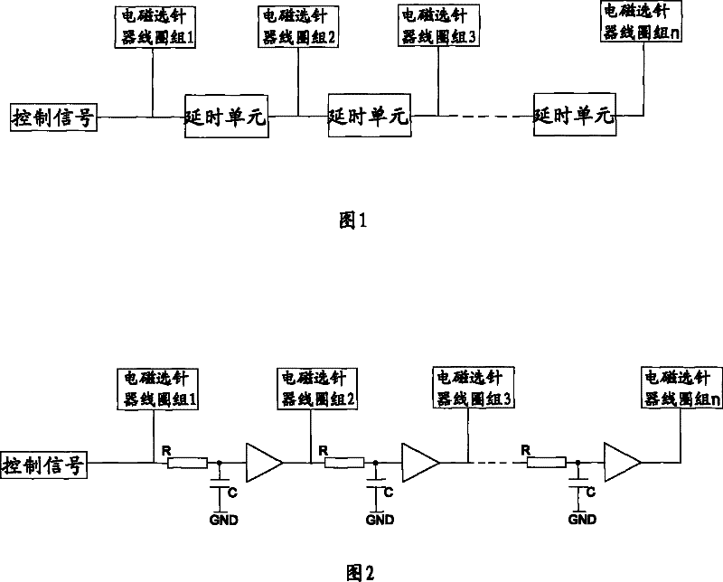 Surging-proof method for electronic jacquard machine