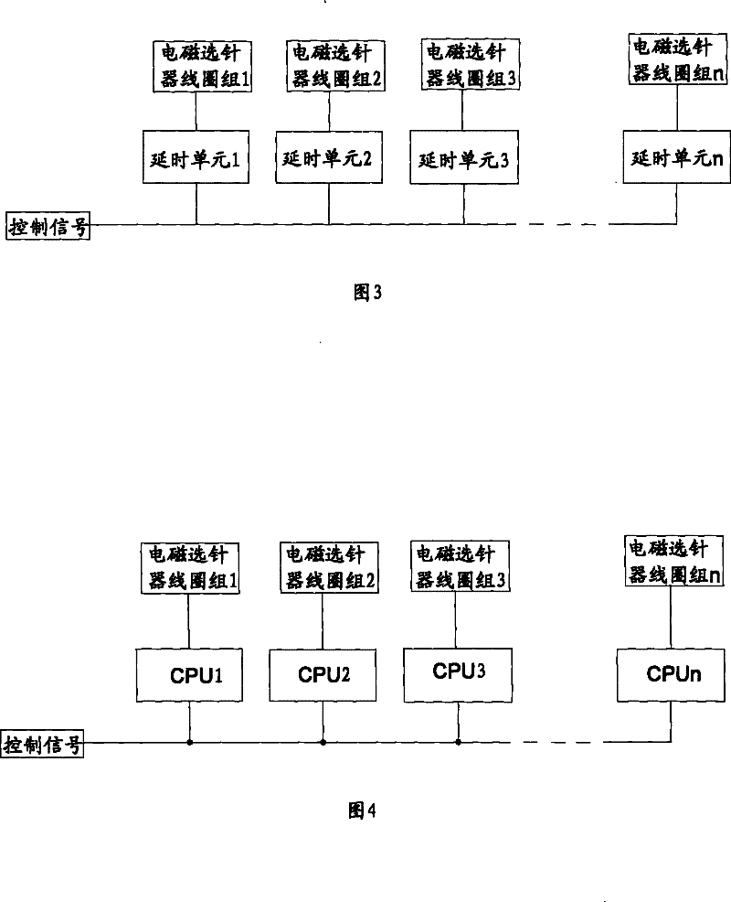 Surging-proof method for electronic jacquard machine