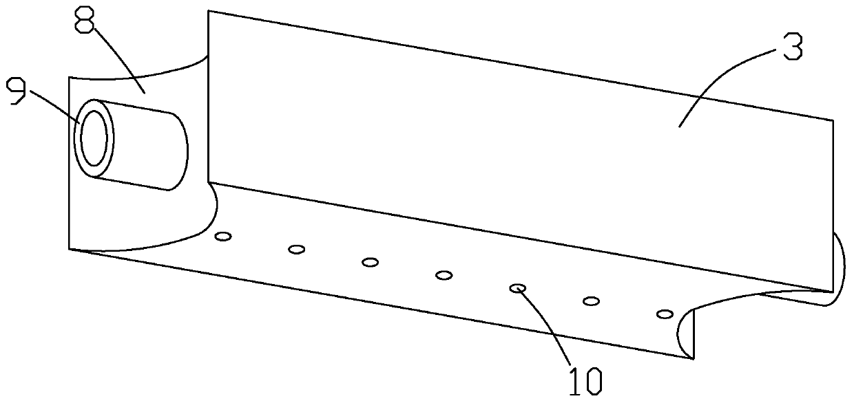 Novel combined drip-irrigation ecological enclosure and construction method thereof