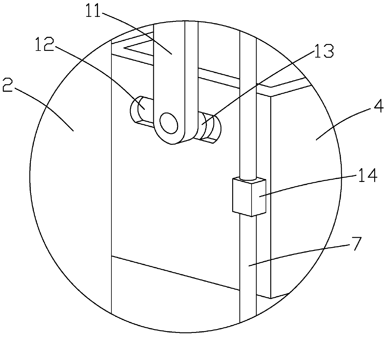 Novel combined drip-irrigation ecological enclosure and construction method thereof