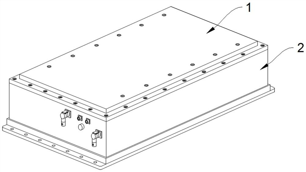 Power battery pack assembly suitable for new energy electric vehicle