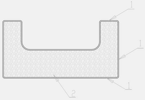 Carbon fiber composite material for new energy automobile chassis structure and battery pack tray