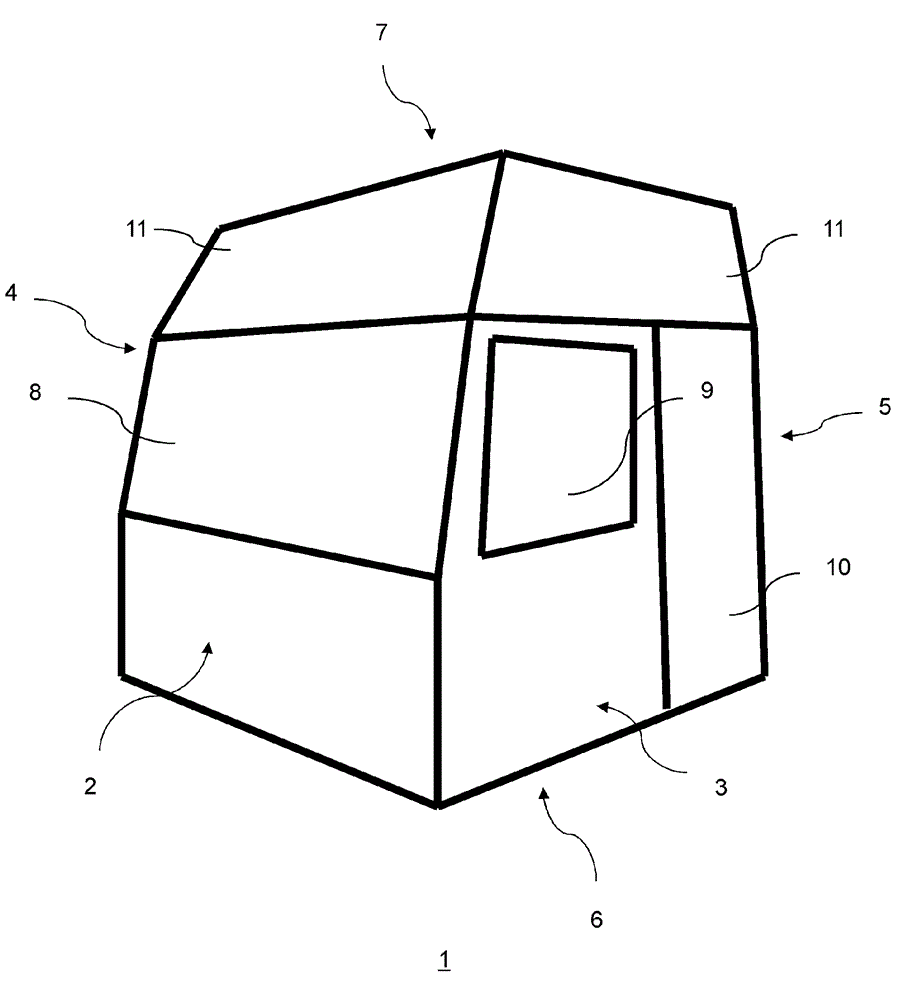 Method for constructing a driver's cab of a commercial vehicle