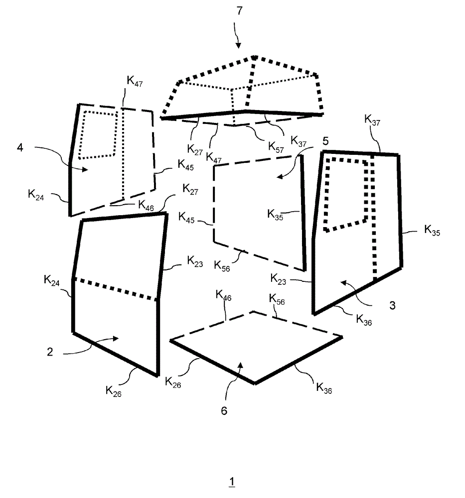 Method for constructing a driver's cab of a commercial vehicle