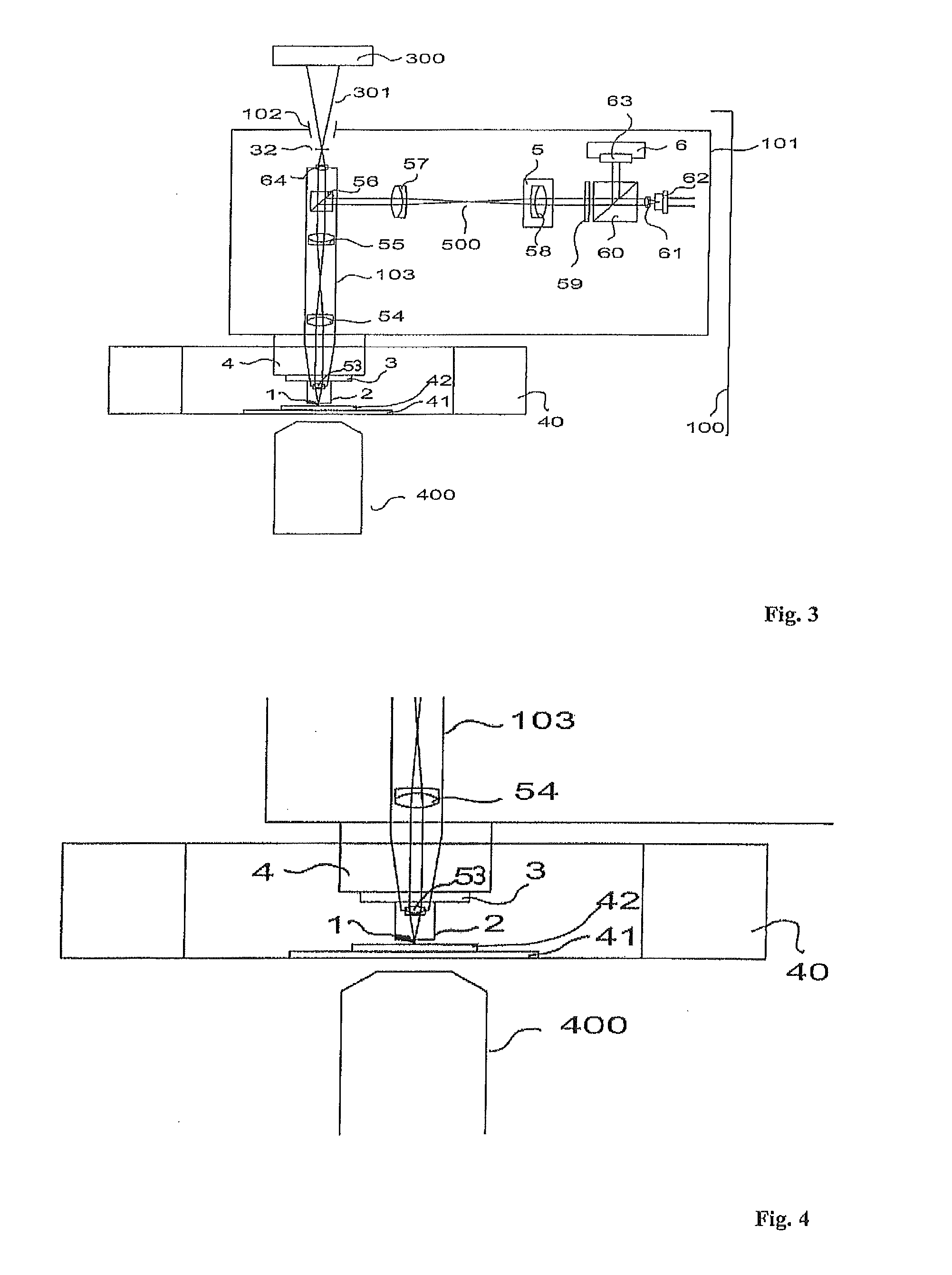 Apparatus and method for examining a specimen by means of probe microscopy