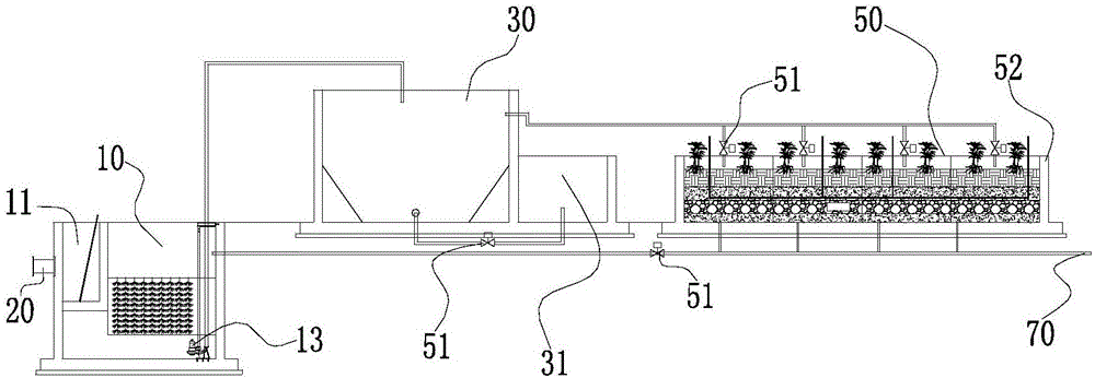 Efficient and rapid percolation type ecological water purifying system and method