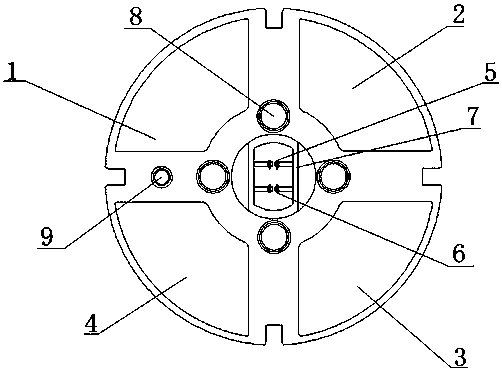 Disk quaternary compact marx generator