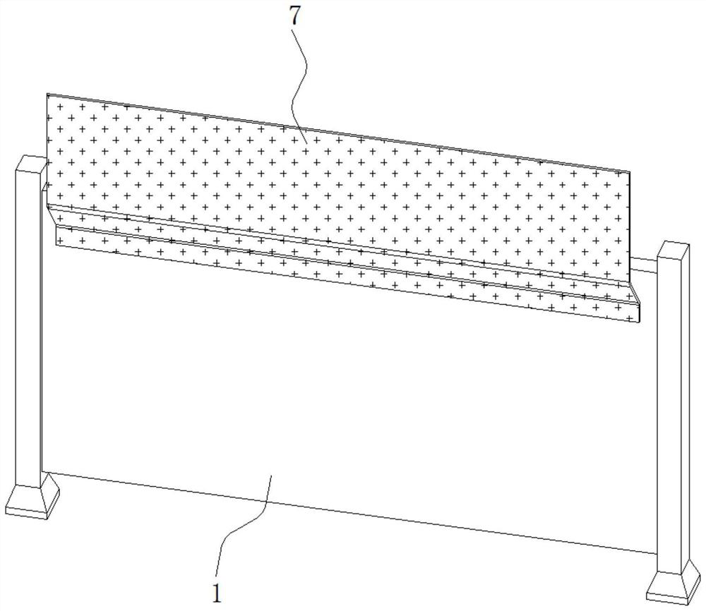 Monitoring type fence structure for building engineering construction