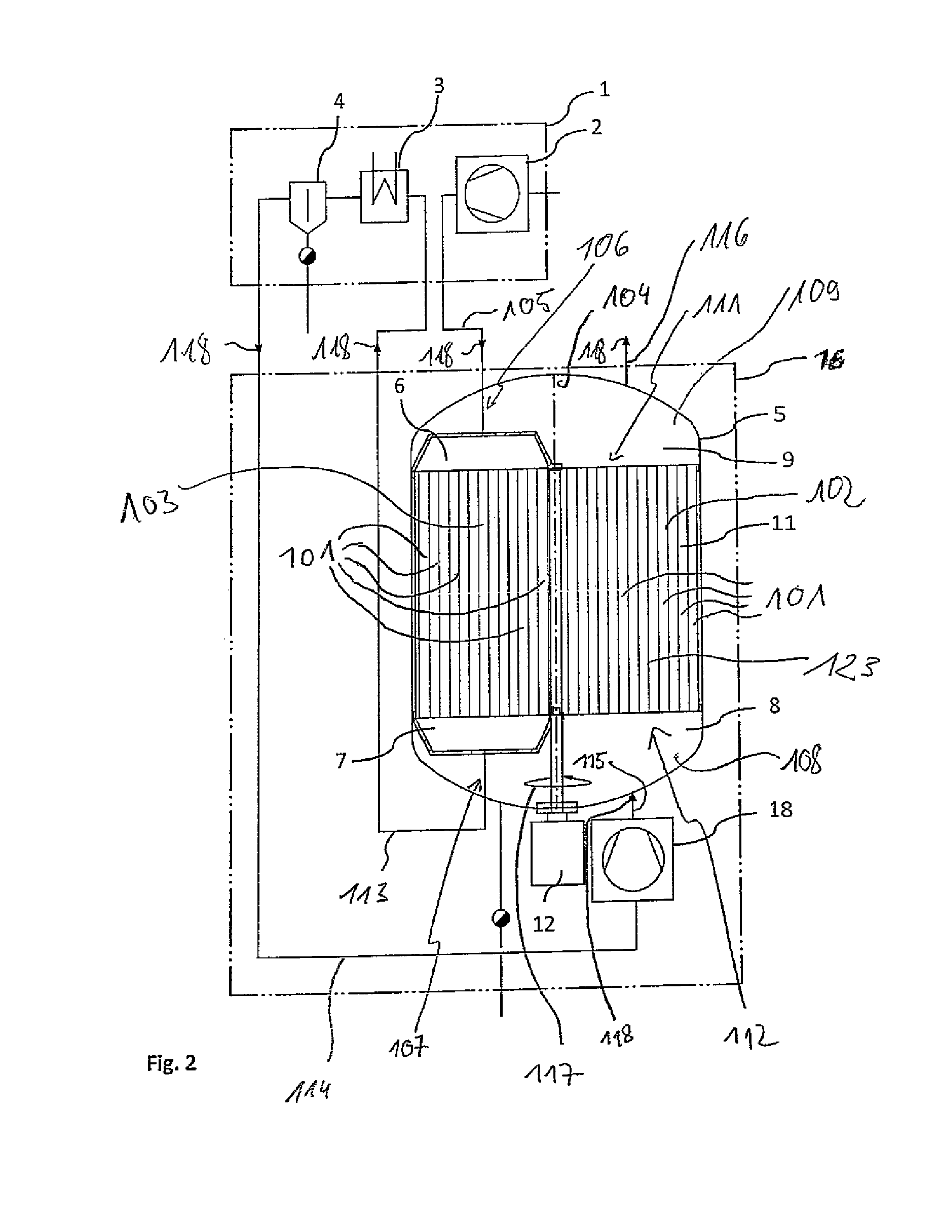 Adsorption drying apparatus and adsorption drying method