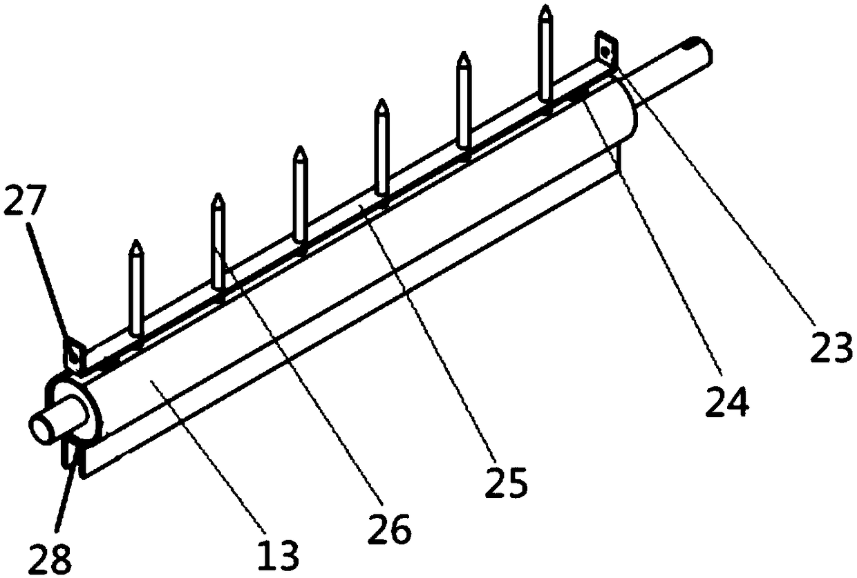 Residual film picking and root stubble collecting machine for corn field