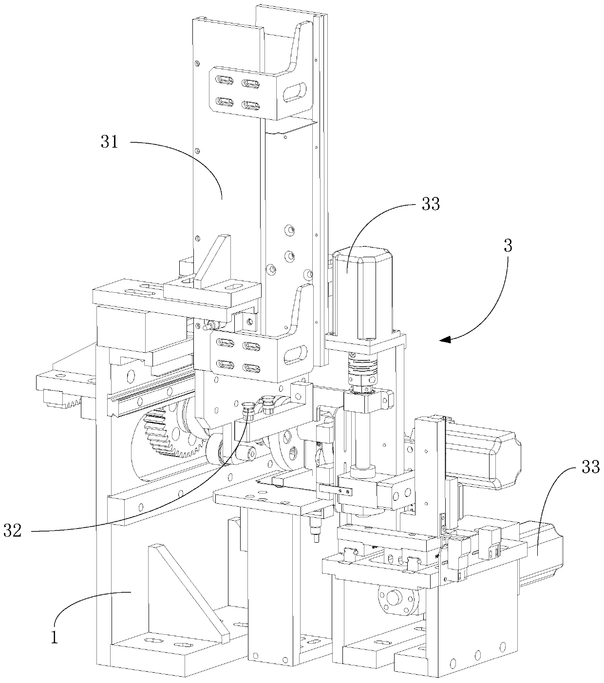 Cardboard gluing device