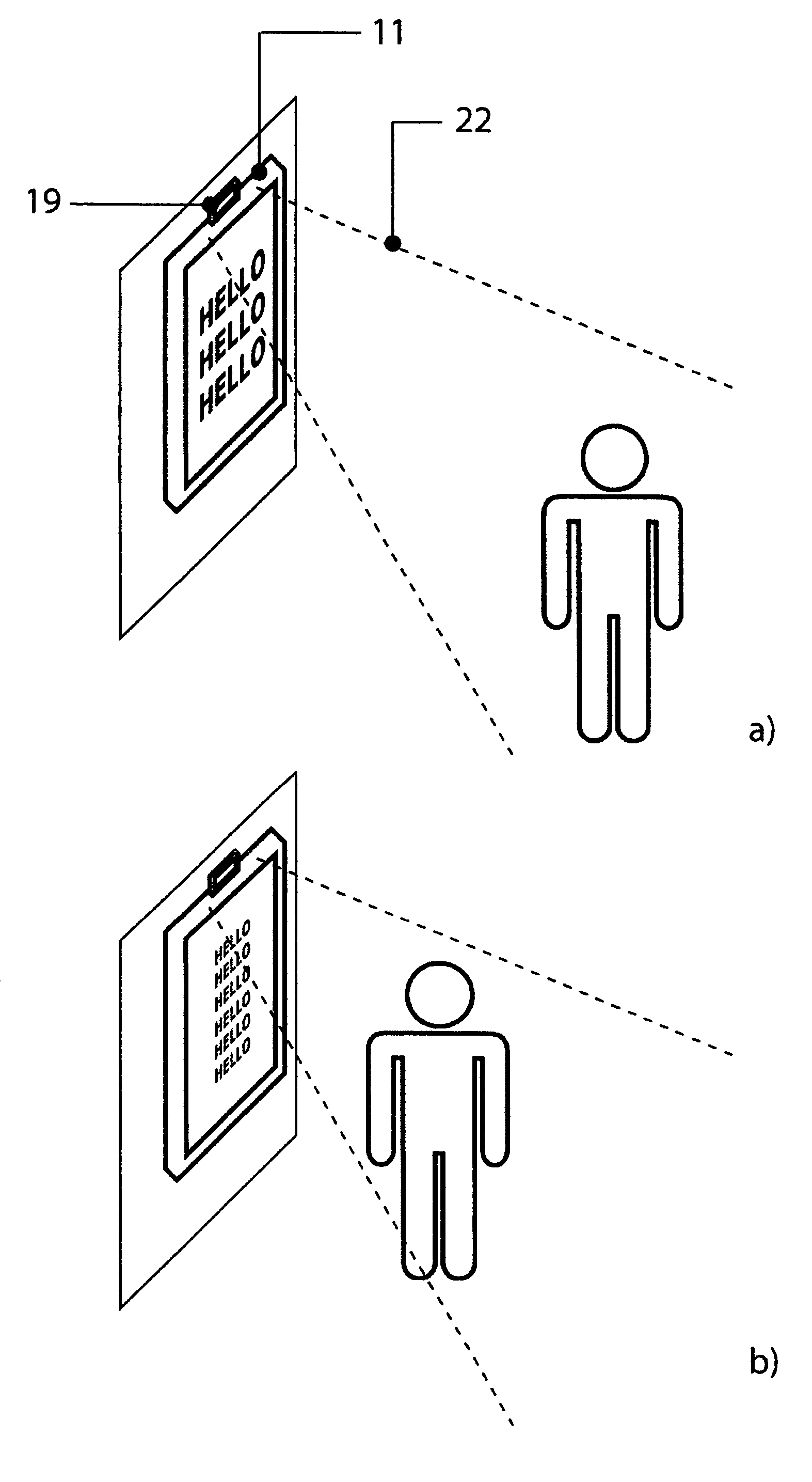 Method for displaying information and information display system