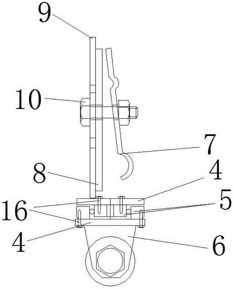 Manual all-directional cutting sizing device for steel plate