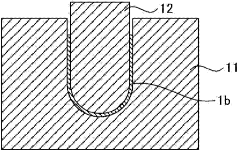 Metal formed product including tubular part having slit and manufacturing method therefor, and manufacturing device and die used for same